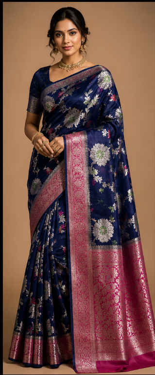 Georgette Silk Banarasi Saree