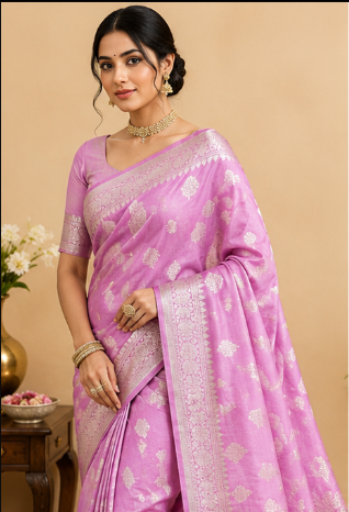 Tussar Silk Blend Saree