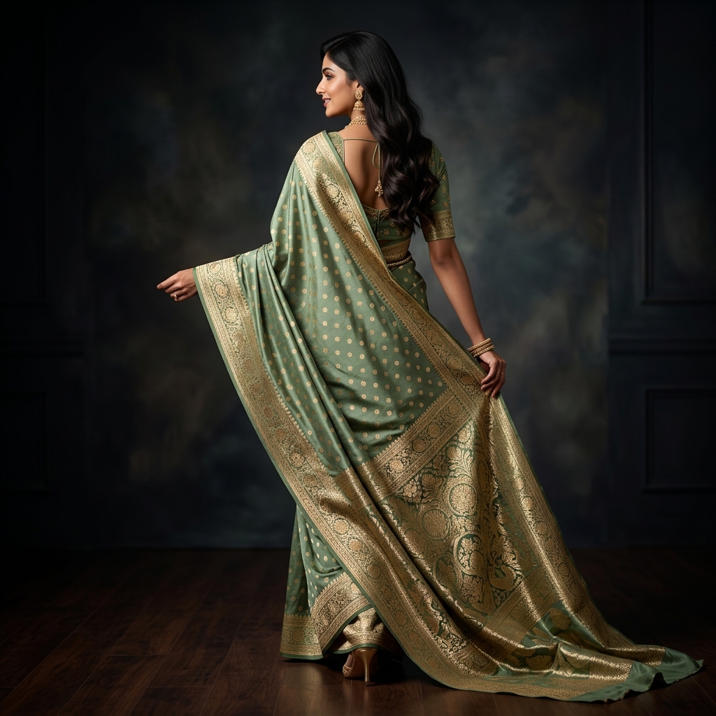 Georgette Silk Banarasi Saree